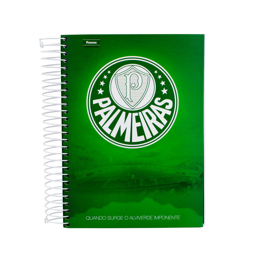 Caderno Universitário Palmeiras 300fls Quando Surge O Alvive - Mundo 25