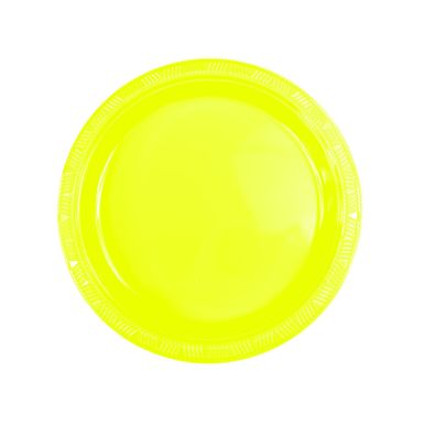Prato-neon-amarelo-18cm Prato-neon-amarelo-18cm