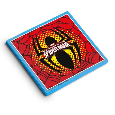 Guardanapo-Decorativo-Ultimate-Spiderman-25x25-C16-Folhas