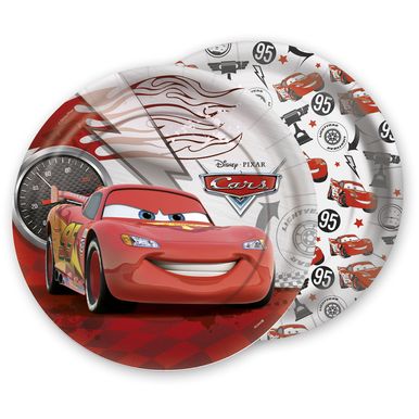 Prato-Redondo-18cm-Cars-Silver-C8-Unidades Prato-Redondo-18cm-Cars-Silver-C8-Unidades