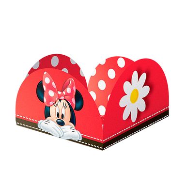 Porta-Forminha-Red-Minnie-C-50-Unidades Porta-Forminha-Red-Minnie-C-50-Unidades