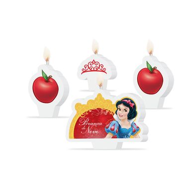 Kit-Vela-Plana-Branca-De-Neve Kit-Vela-Plana-Branca-De-Neve