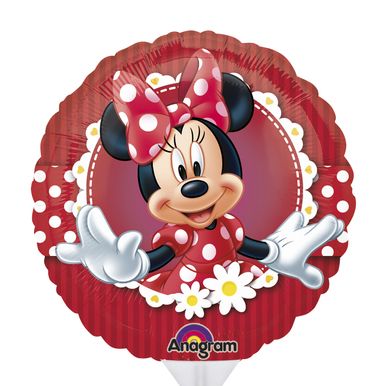 Balao-Metalizado-Air-filled-9-Polegadas-Red-Minnie