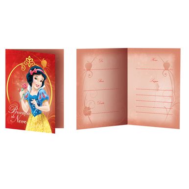 Convite-Pequeno-Branca-De-Neve-C-8-Unidades- Convite-Pequeno-Branca-De-Neve-C-8-Unidades-