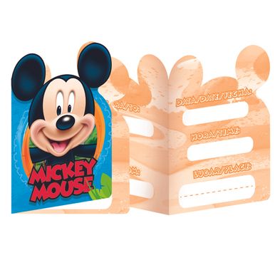 Convite-Pequeno-Mickey-Diversao-3-Idiomas-C-8-Unidades Convite-Pequeno-Mickey-Diversao-3-Idiomas-C-8-Unidades
