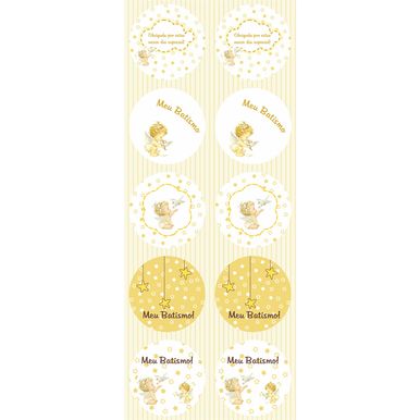 Adesivo-Duster-Redondo-4x4-Batismo-Branco-C-30-Pecas Adesivo-Duster-Redondo-4x4-Batismo-Branco-C-30-Pecas