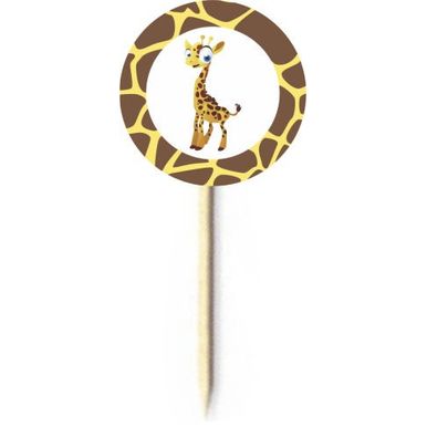 Palito-Decorativo-Duster-Safari-Girafa-C-10-Pecas- Palito-Decorativo-Duster-Safari-Girafa-C-10-Pecas-