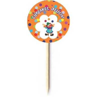 Palito-Decorativo-Duster-Cha-Circo-Laranja-C-10-Pecas Palito-Decorativo-Duster-Cha-Circo-Laranja-C-10-Pecas