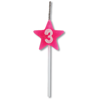 vela-star-citrus-numeral-3-fescolor-rosa vela-star-citrus-numeral-3-fescolor-rosa