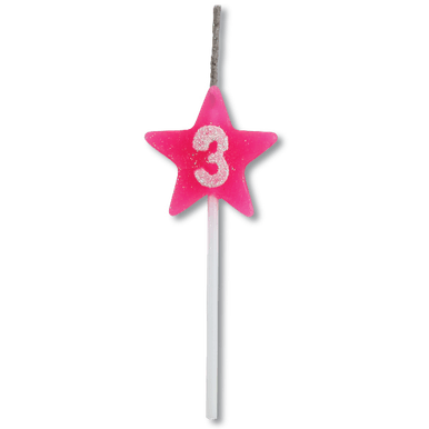 vela-star-citrus-numeral-3-fescolor-rosa