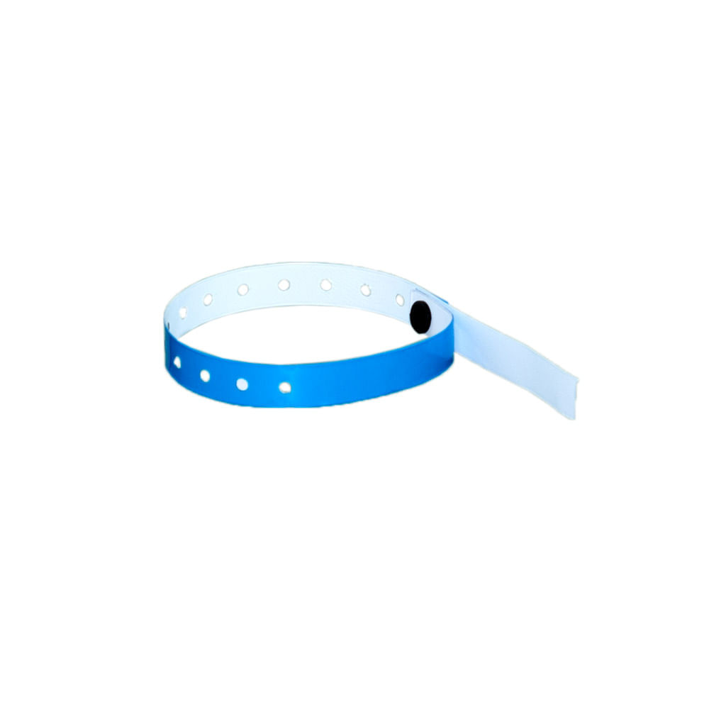 Pulseira De Identif. Plástica C/50 Unidades Azul
