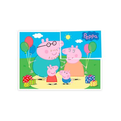 Kit Infantil Colorir Box c/12 Lápis Peppa Pig