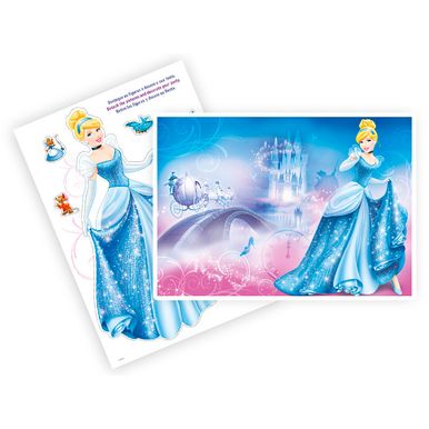 Kit-Decoracao-Cinderela-Azul-Regina-Festas-66cm-X-48cm Kit-Decoracao-Cinderela-Azul-Regina-Festas-66cm-X-48cm