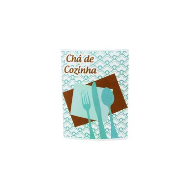 convite-cha-de-cozinha-azul-turquesa-e-marrom-9x7cm convite-cha-de-cozinha-azul-turquesa-e-marrom-9x7cm