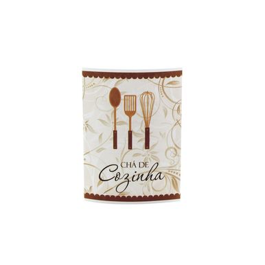 convite-cha-de-cozinha-creme-e-marrom-9x7cm convite-cha-de-cozinha-creme-e-marrom-9x7cm