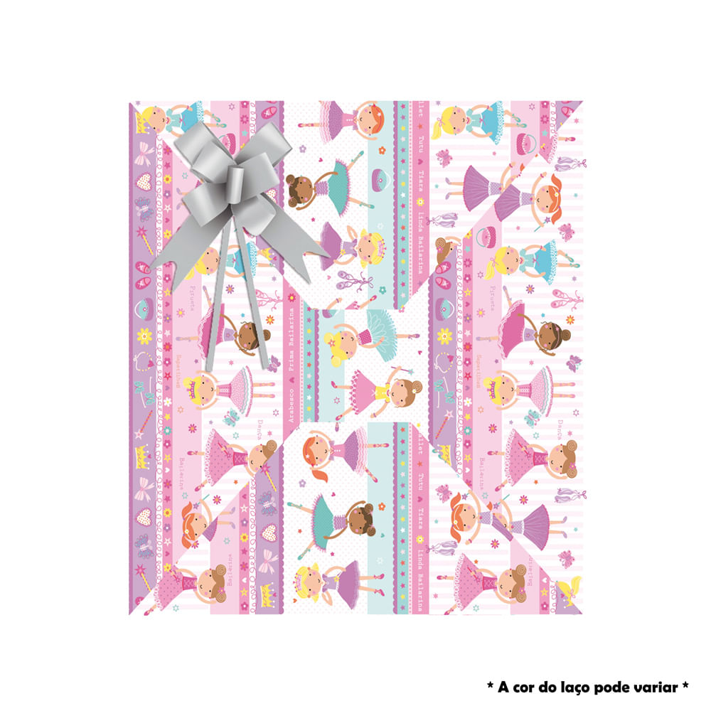 Saco Para Presente 45x59cm C/1 Unidade Tutu