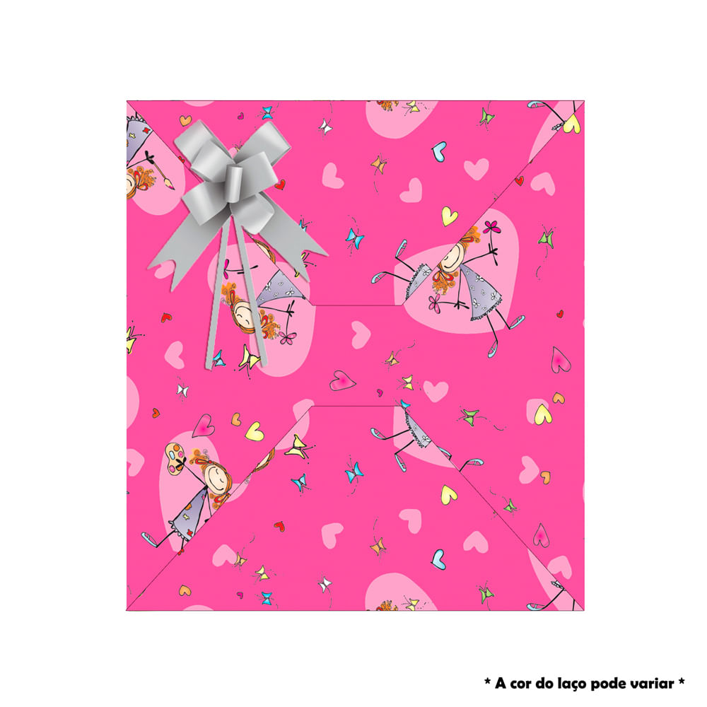 Saco Para Presente 45x59cm C/1 Unidade Carol
