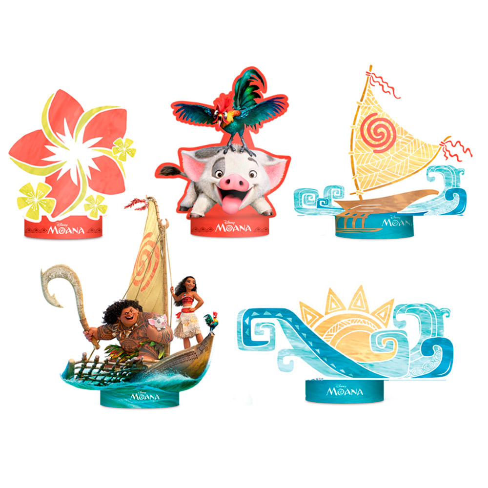 Decoracao De Mesa Moana C 5 Unidades Mundo 25 Decoracao De Mesa Moana C 5 Unidades Mundo 25