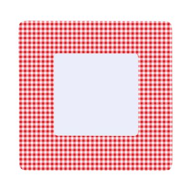 prato-quadrado-raso-xadrez-vermelho