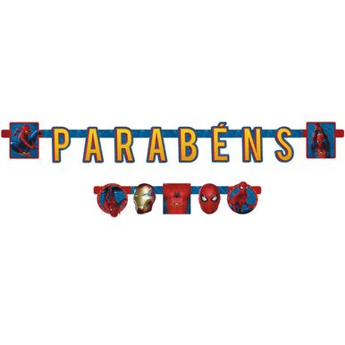 faixa-parabens-spider-man-home-coming faixa-parabens-spider-man-home-coming