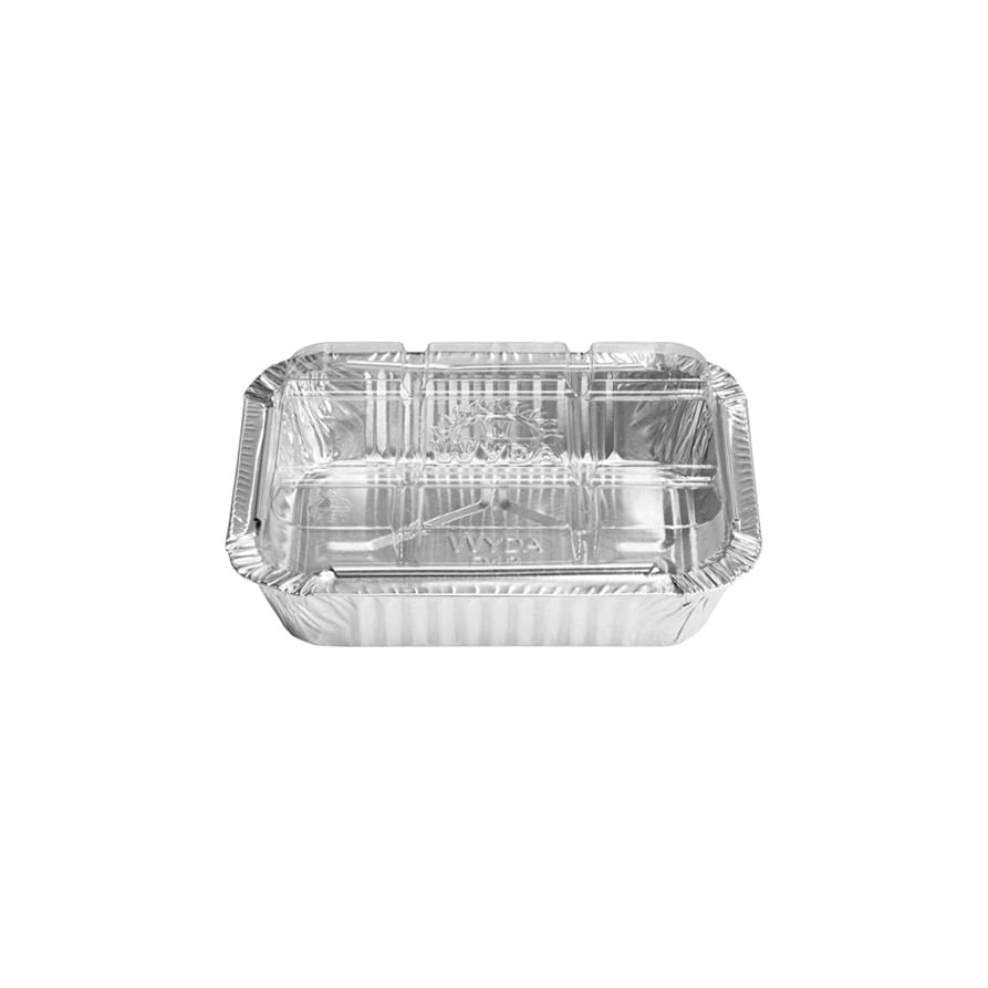 Bandeja De Alumínio Wyda Retangular 220ml C/tampa Pet C/100