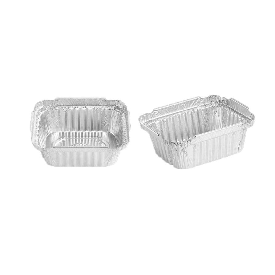 Bandeja De Alumínio Wyda Retang 135ml C/tampa Cartão C/10 Un