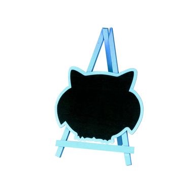 Lousa-C-cavalete-20x28cm-C-formato-Gato-Azul-C01-Unidade Lousa-C-cavalete-20x28cm-C-formato-Gato-Azul-C01-Unidade