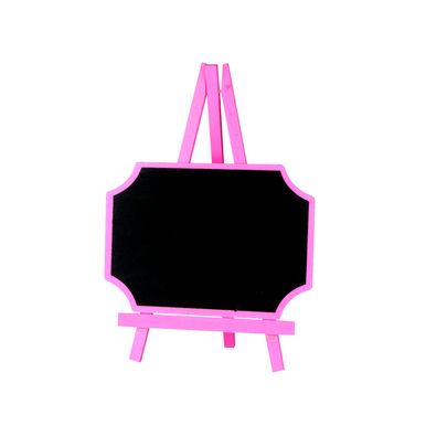 Lousa-C-cavalete-20x28cm-Retangular-C-canto-Curvo-Rosa-C01-Unidade Lousa-C-cavalete-20x28cm-Retangular-C-canto-Curvo-Rosa-C01-Unidade