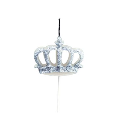 vela-coroa-glitter-prata vela-coroa-glitter-prata