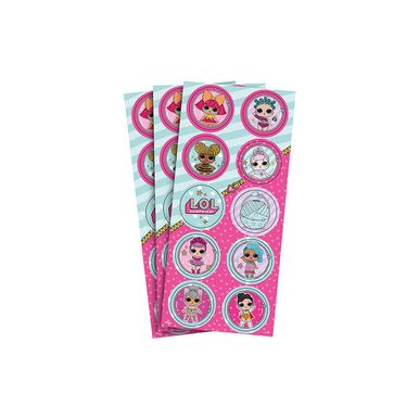 109567.6-Adesivo-Decorativo-Redondo-Boneca-LOL 109567.6-Adesivo-Decorativo-Redondo-Boneca-LOL