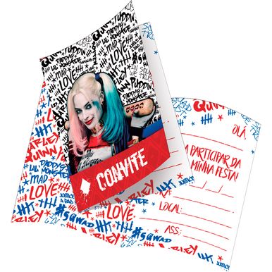 Arlequina-Convite Arlequina-Convite