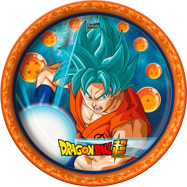 Prato-Descartavel-Dragon-Ball-C8-Unidades Prato-Descartavel-Dragon-Ball-C8-Unidades