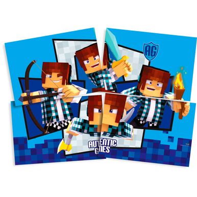 Painel-4-Laminas-Authentic-Games-Festcolor Painel-4-Laminas-Authentic-Games-Festcolor