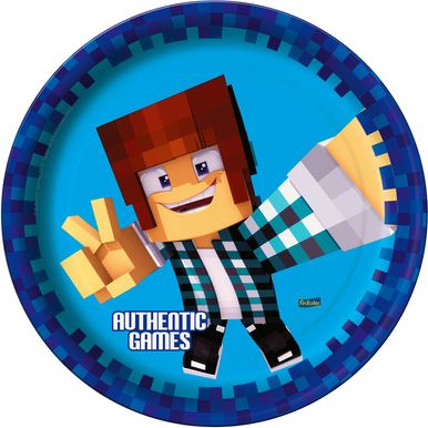 Prato-Descartavel-Authentic-Games-C8-Unidades Prato-Descartavel-Authentic-Games-C8-Unidades