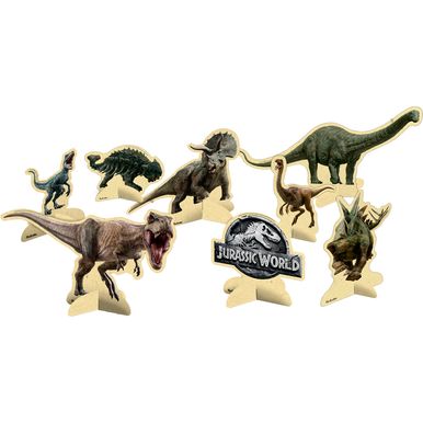 Decoracao-De-Mesa-Jurassic-World-C8-Unidades Decoracao-De-Mesa-Jurassic-World-C8-Unidades