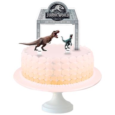 Topper-Para-Bolo-Jurassic-World-C03-Conjuntos Topper-Para-Bolo-Jurassic-World-C03-Conjuntos