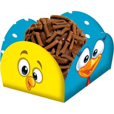 Porta-Forminha-Galinha-Pintadinha-Popopo-C40-Unidades-Festc Porta-Forminha-Galinha-Pintadinha-Popopo-C40-Unidades-Festc