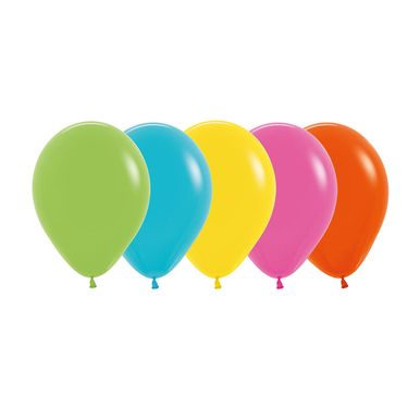 Balão Tropical R12 Fashion 50 Unid 39000251 Balloons CORES VARIADAS Balão Tropical R12 Fashion 50 Unid 39000251 Balloons CORES VARIADAS