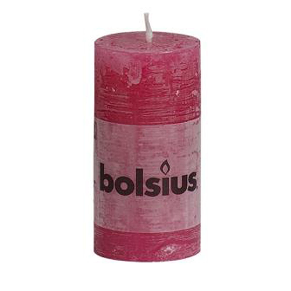 Velas Pilar Rosa Pink 10X5 - 1 UN - Cromus: 0105081