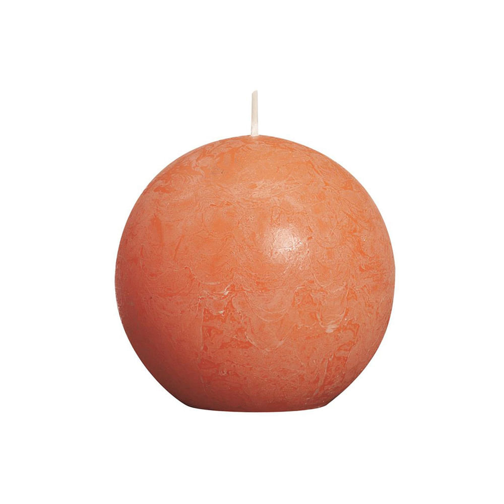 Velas Formato Bola Laranja - 1 UN  - Cromus: 0105103