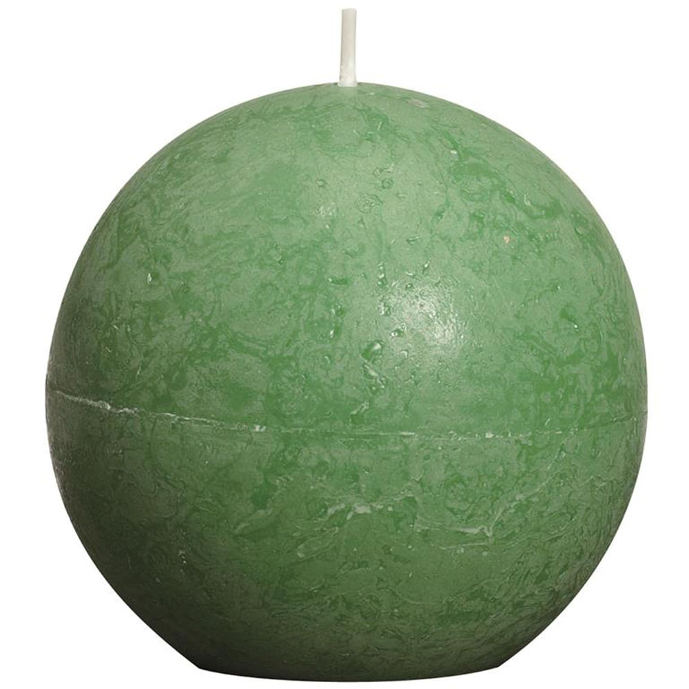 Velas Formato Bola Verde - 1 UN  - Cromus: 0105115