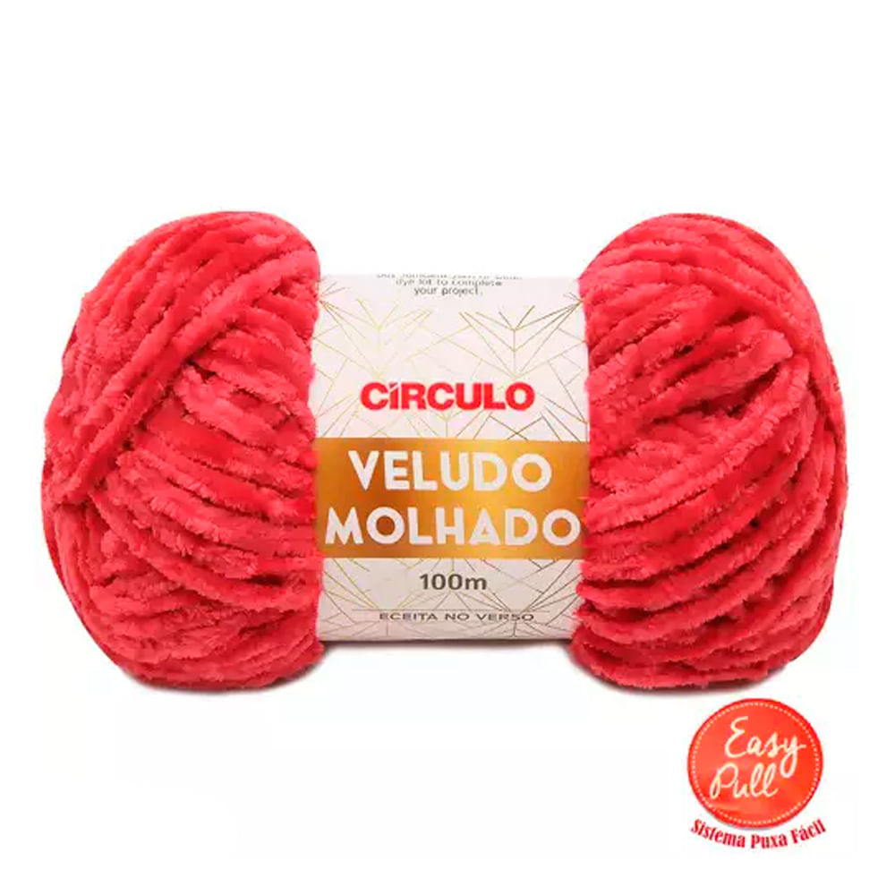 Lã Círculo Veludo Molhado 100 Metros C/100 Gramas