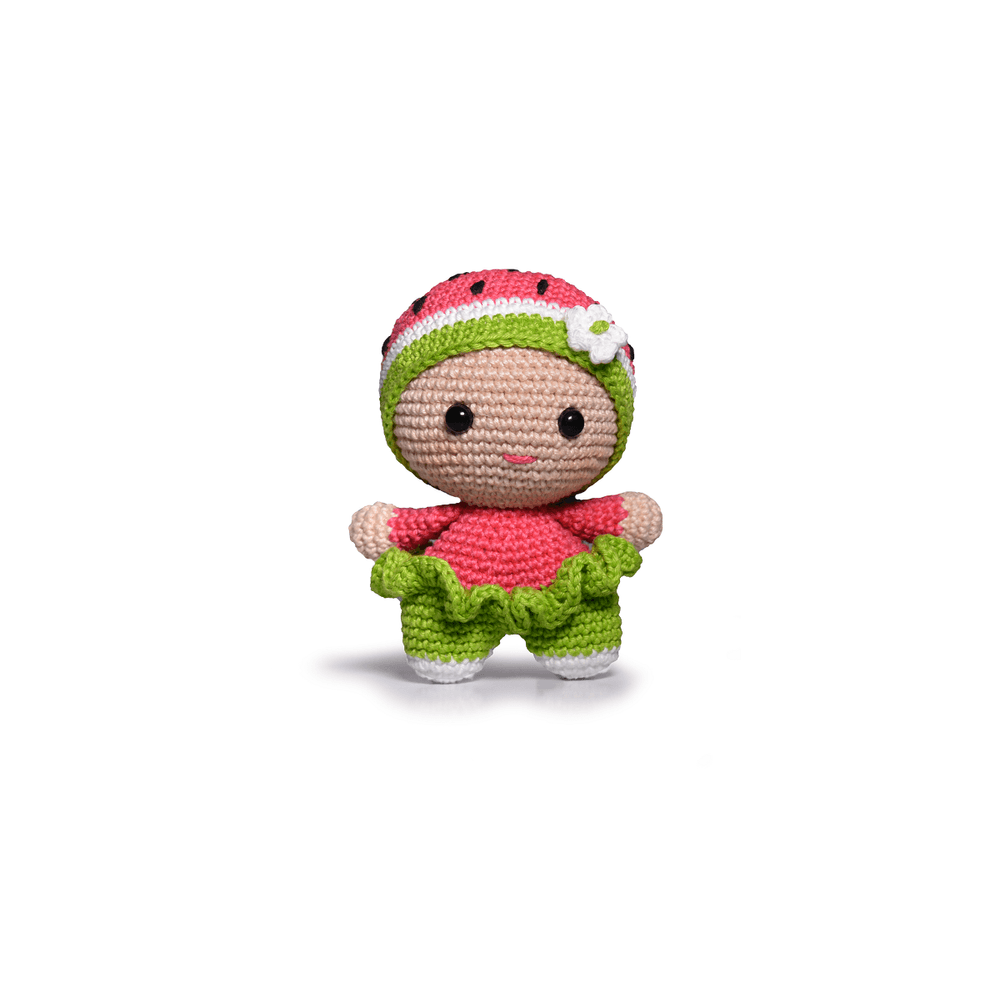 Kit Amigurumi Fofurinha Cor 01 Melancia - Mundo 25