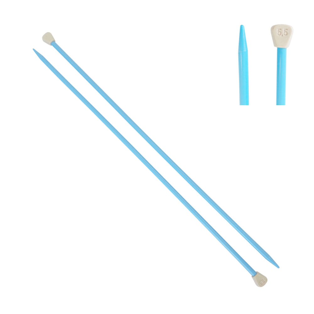 Agulha Para Trico Círculo 35cm Larg.5,5 Mm C/2 Unidades
