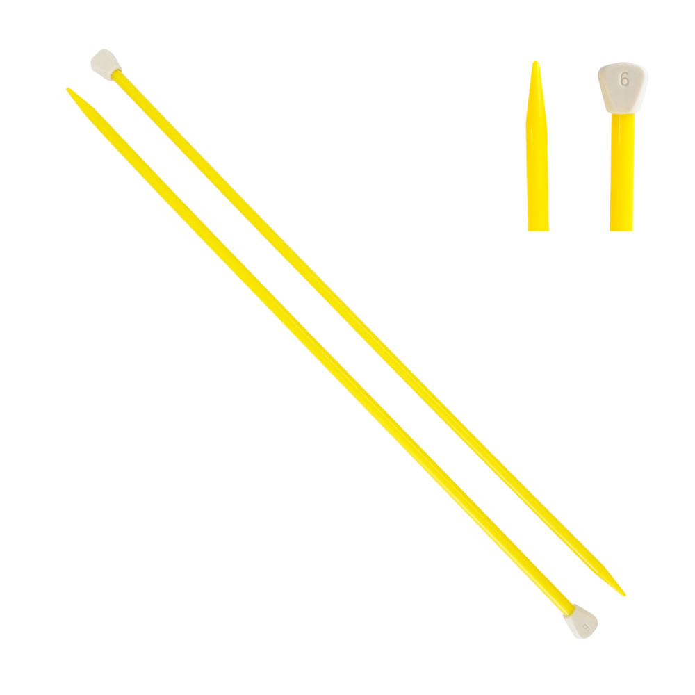 Agulha Para Trico Círculo 35cm Larg.6,0 Mm C/2 Unidades