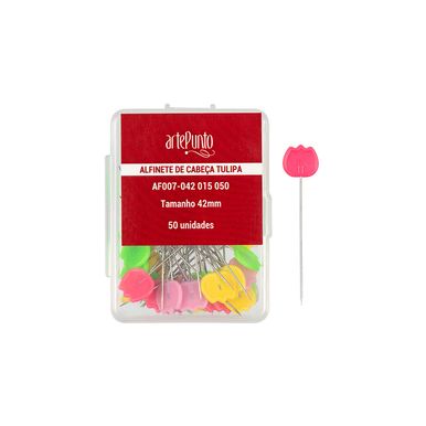 alfinete-cabeca-tulipa-artepunto-50-unid alfinete-cabeca-tulipa-artepunto-50-unid