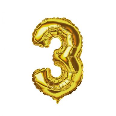 Balao-Metalizado-Numeral-Dourado-16-Polegadas-Golden-Festa Nº3 DOURADO Balao-Metalizado-Numeral-Dourado-16-Polegadas-Golden-Festa Nº3 DOURADO