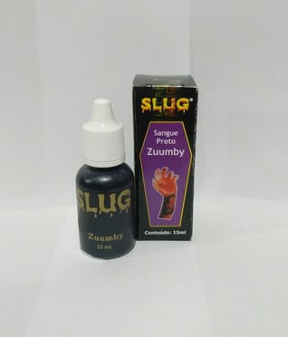 Sangue Preto Artistico Zuumby Slug Halloween