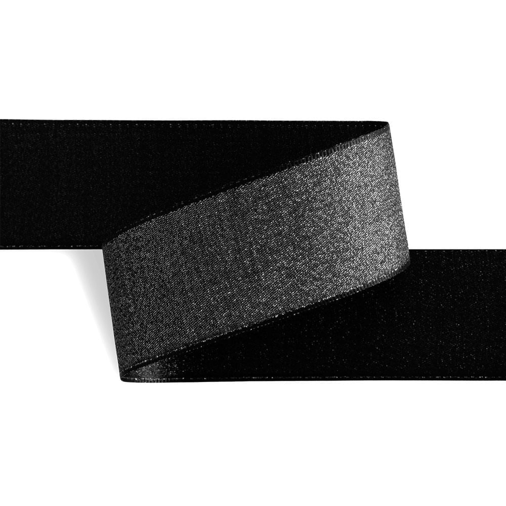 Fita De Cetim Com Lurex Cinderela 38mm C/10 Metros