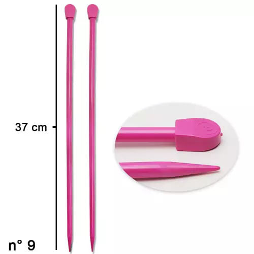 Agulha Para Trico Coats Correntes Pink N°9 000pl